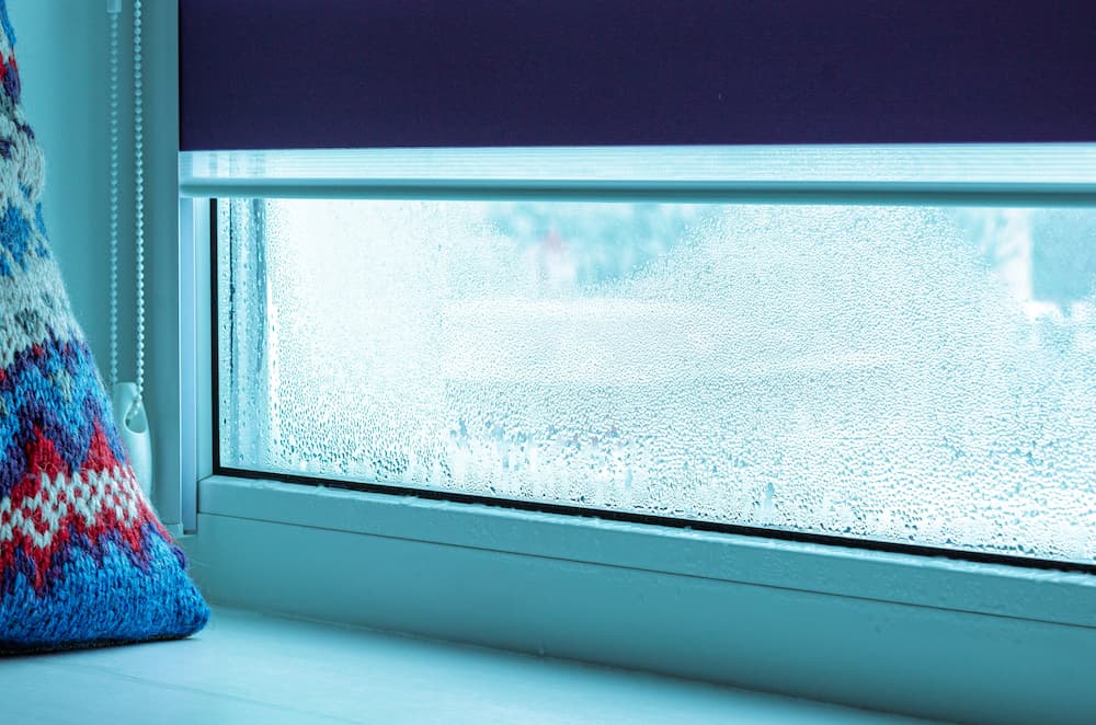 Condensated Windows Graphics What Causes Condensation on Windows | BlueBird Windows & Doors